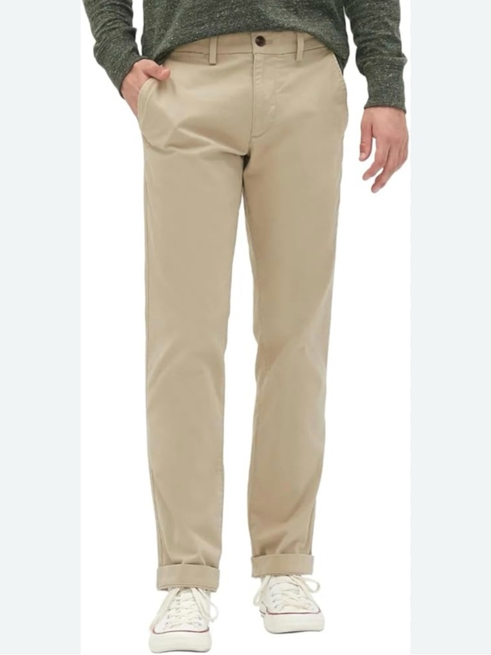 GAP Men's Classic Straight Chino Pants - Khaki
